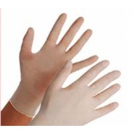 Guantes de vinilo.